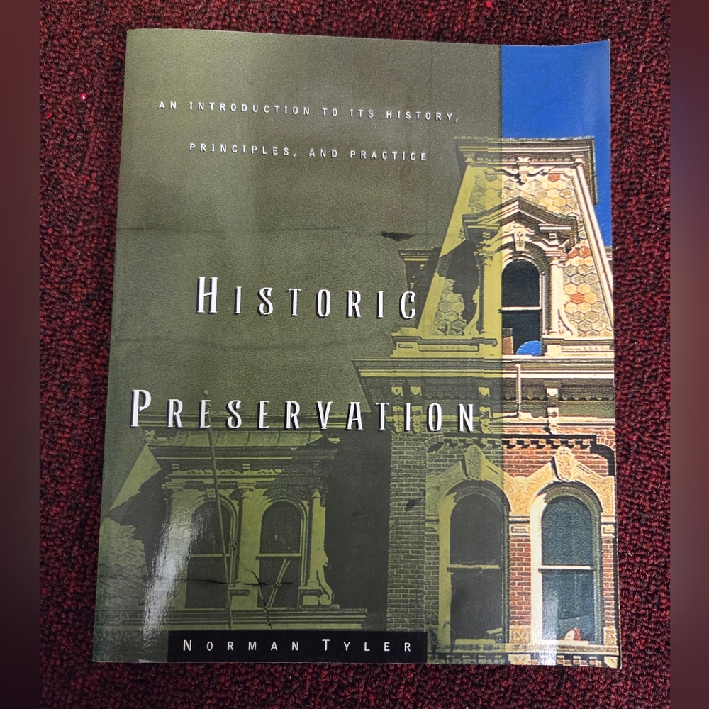 BOGO💖Historic Preservation Book by Norman Tyler
